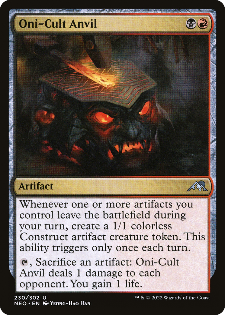 Oni-Cult Anvil [Kamigawa: Neon Dynasty] Foil