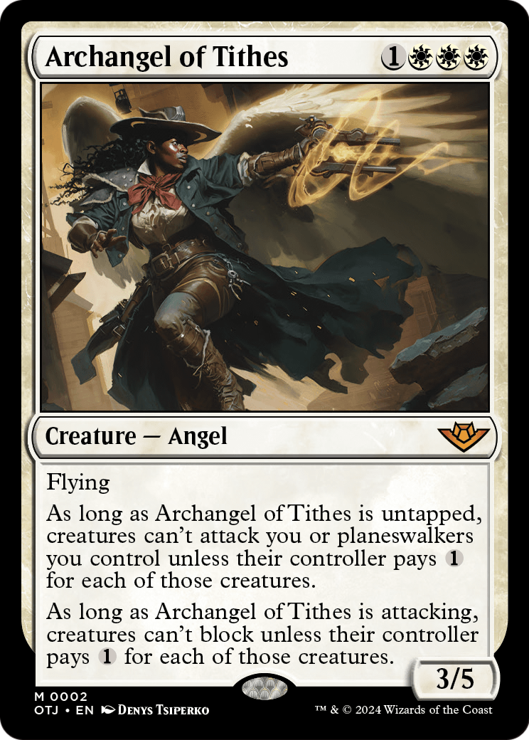 Archangel of Tithes [Outlaws of Thunder Junction] Foil