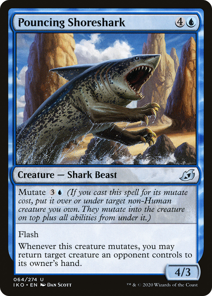 Pouncing Shoreshark [Ikoria: Lair of Behemoths] Foil