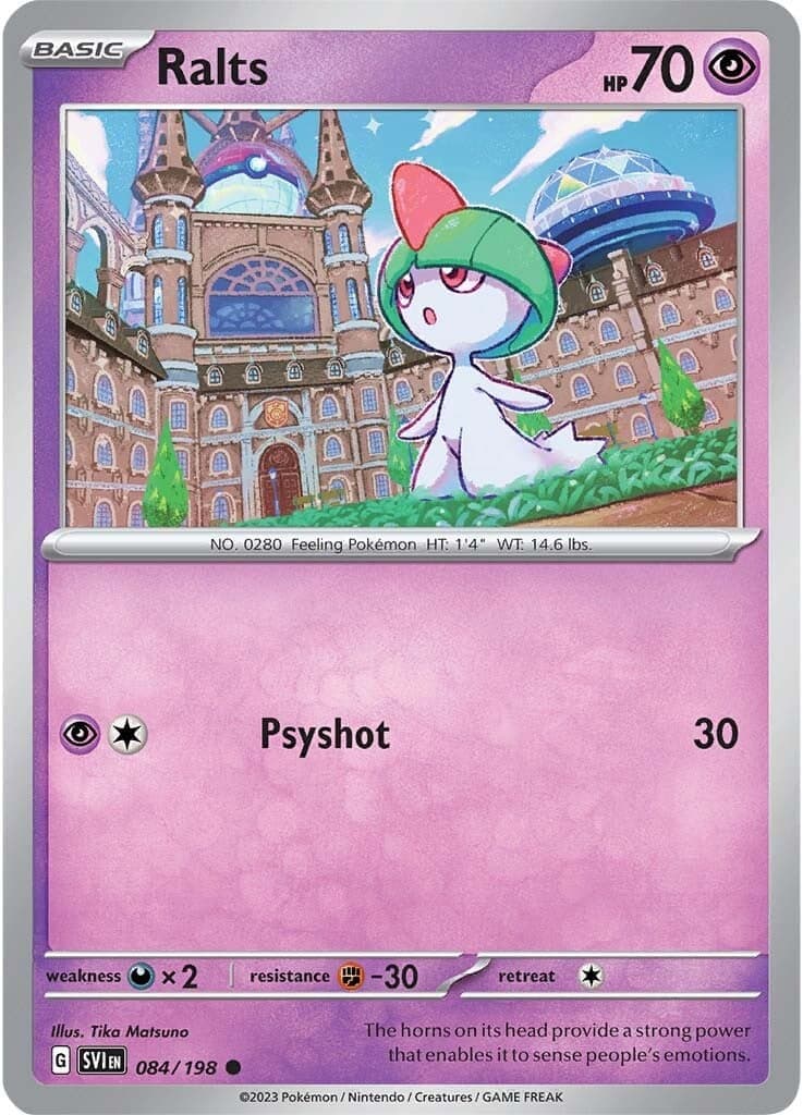 Ralts 084/198 - SV01 Scarlet & Violet Base Set Reverse Holofoil