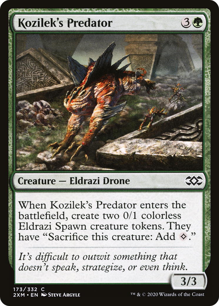 Kozilek's Predator [Double Masters] Foil
