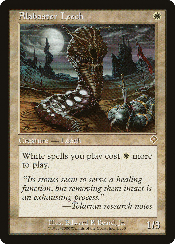 Alabaster Leech [Invasion] Foil