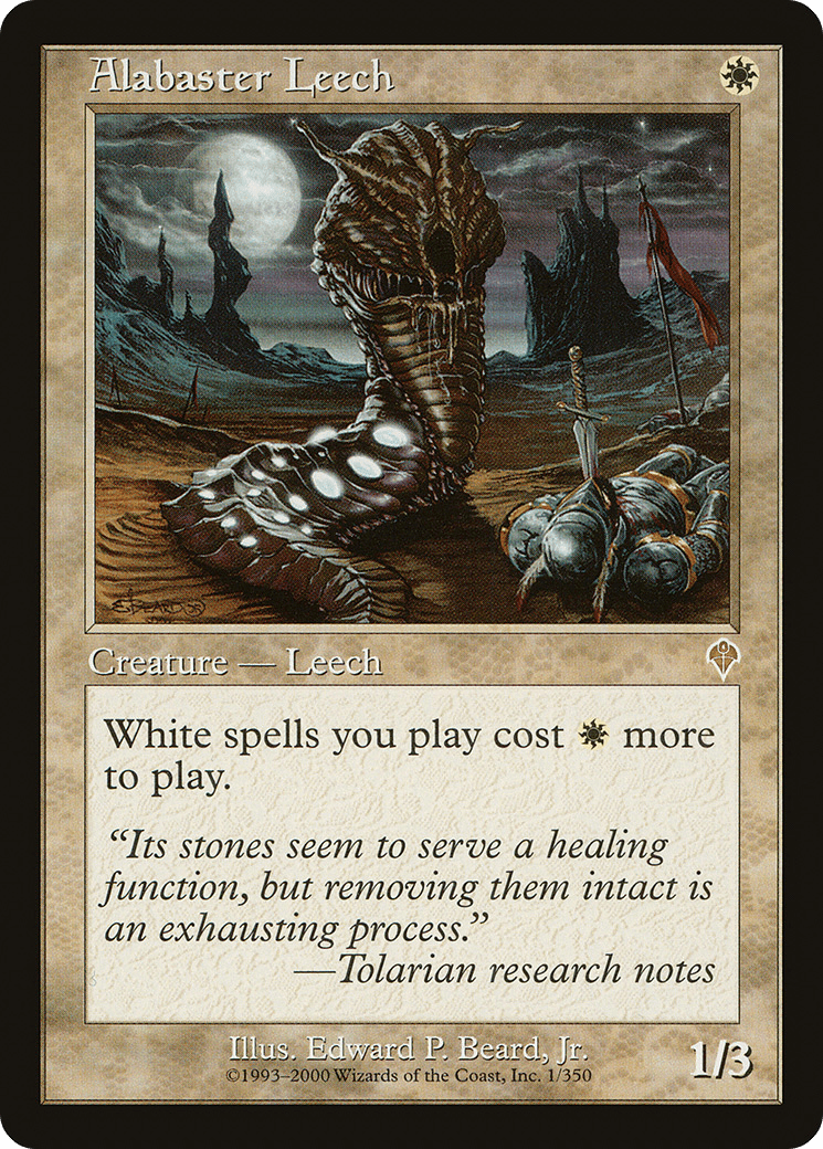 Alabaster Leech [Invasion] Foil