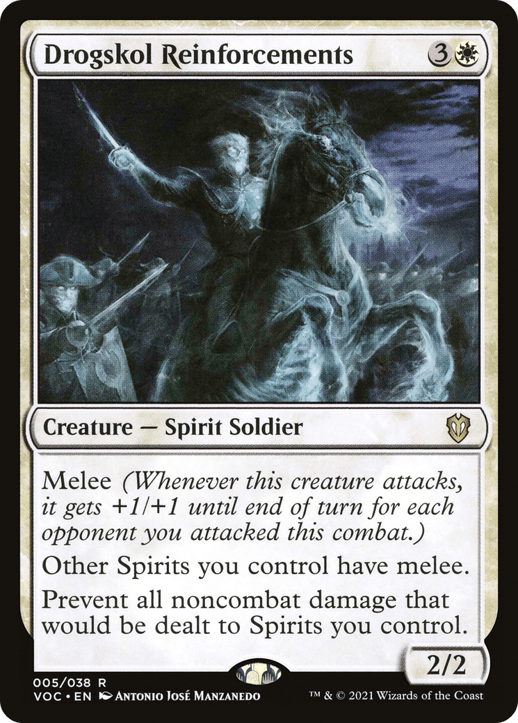 Drogskol Reinforcements [Innistrad: Crimson Vow Commander]