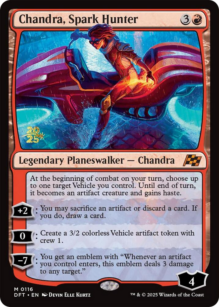 Chandra, Spark Hunter (-116) [Prerelease Cards]  Foil