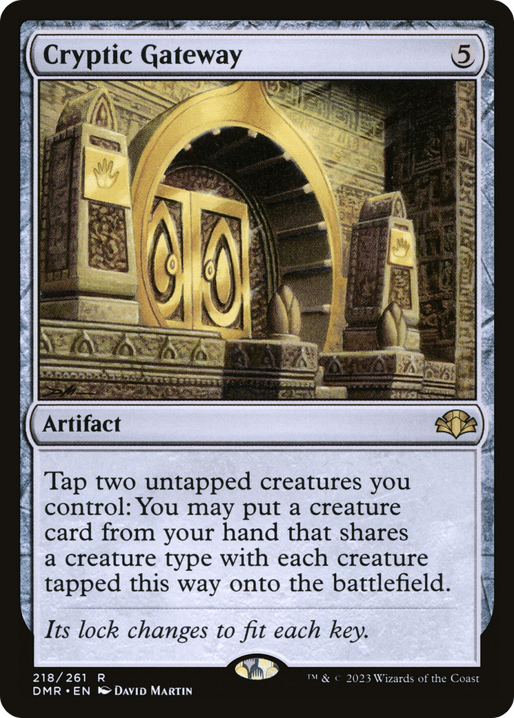 Cryptic Gateway [Dominaria Remastered] Foil