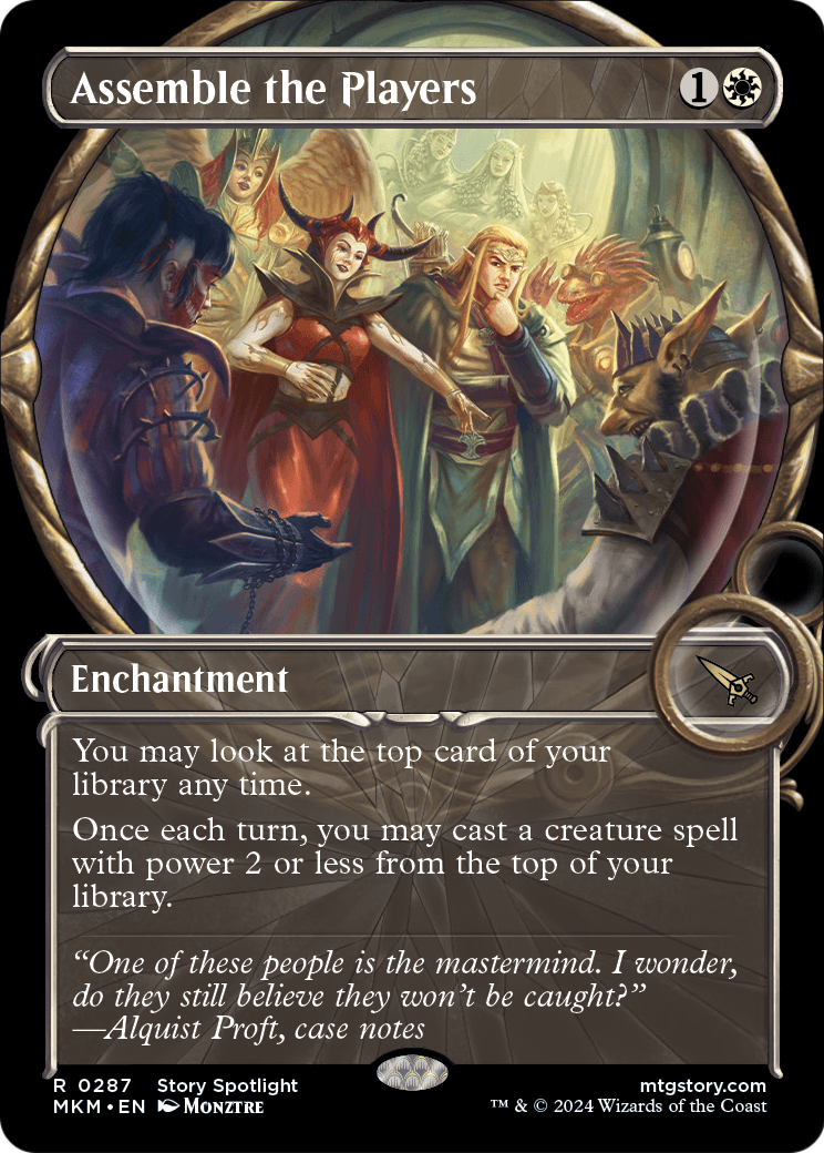 Assemble the Players (Showcase) [Murders at Karlov Manor] Foil
