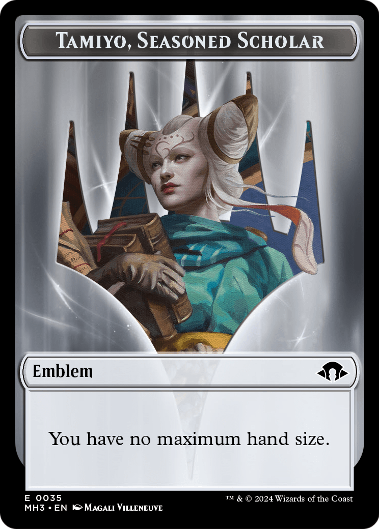 Tamiyo, Seasoned Scholar (TMH3-035) - Modern Horizons 3 Tokens