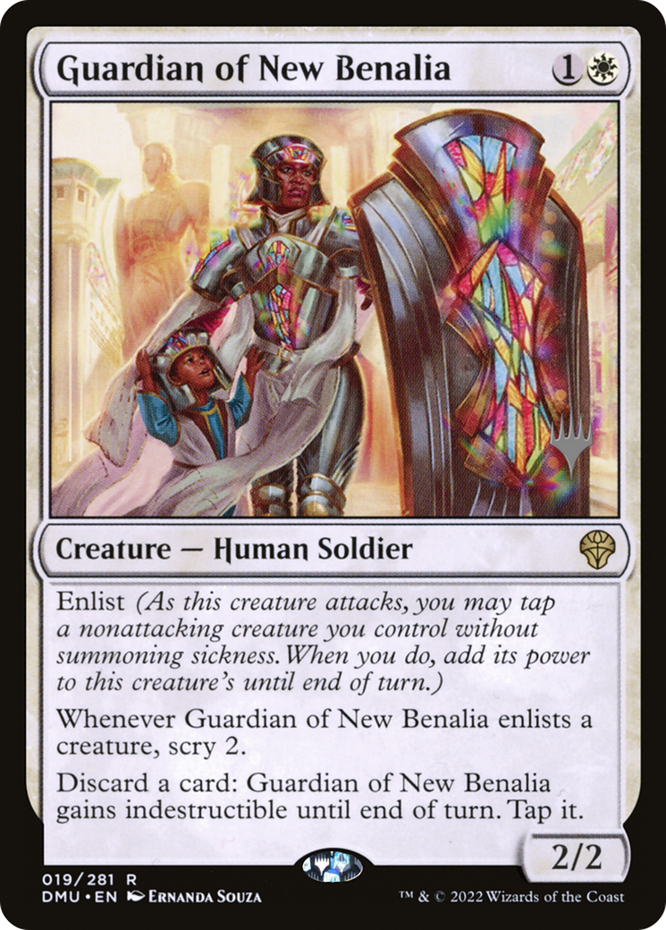 Guardian of New Benalia (Promo Pack) [Dominaria United Promos] Foil