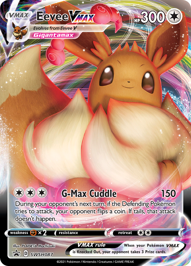 Eevee VMAX SWSH087/307 - SWSH Sword & Shield Promo Cards Holofoil