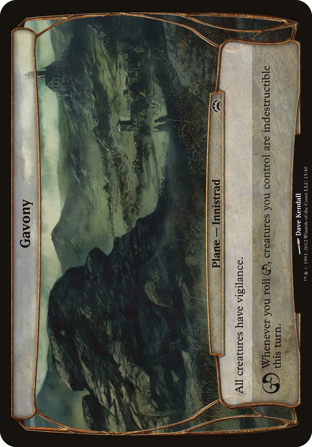 Gavony (Planes) [Planechase 2012 Planes] Foil