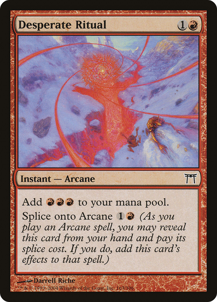 Desperate Ritual [Champions of Kamigawa] Foil