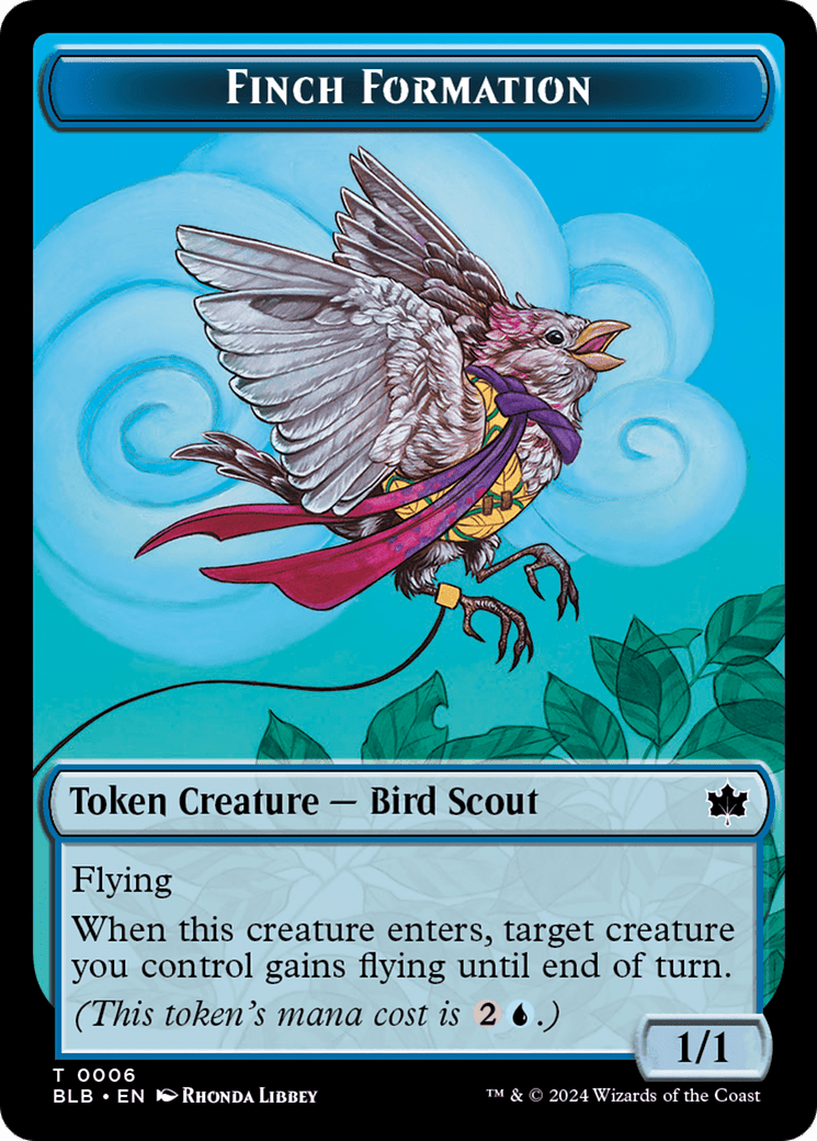 Finch Formation (TBLB-006) - Bloomburrow Tokens Foil