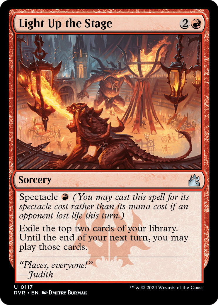 Light Up the Stage (RVR-117) - Ravnica Remastered Foil