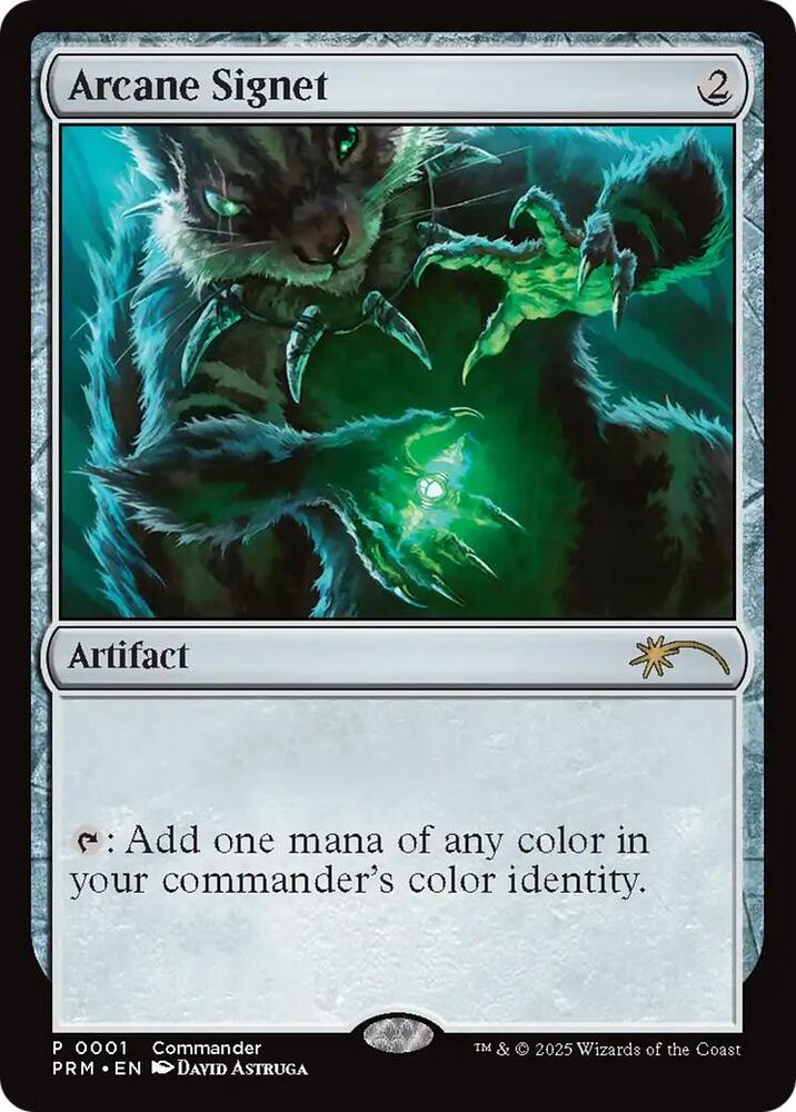 Arcane Signet CommandFest 2025 1 (MagicFest Cards)  - Foil