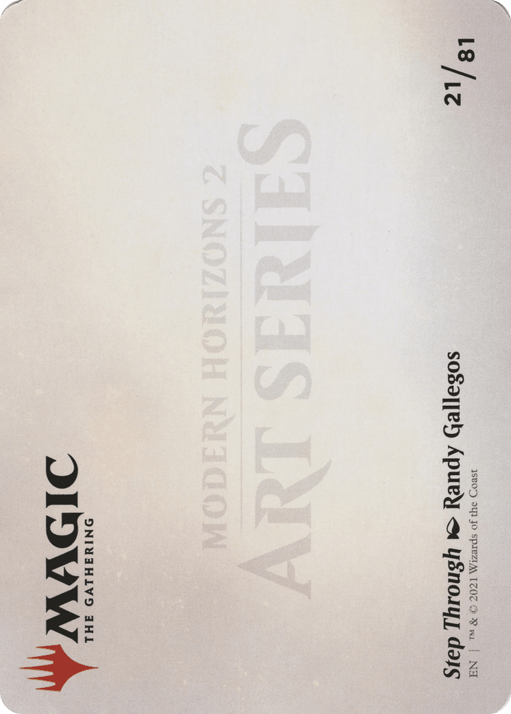 Step Through // Step Through (AMH2-021) - Modern Horizons 2 Art Series (Borderless) Foil