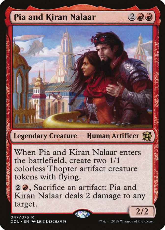 Pia and Kiran Nalaar 47/76 (Duel Decks: Elves vs. Inventors) 