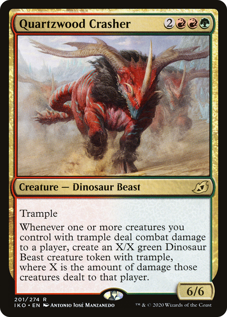 Quartzwood Crasher [Ikoria: Lair of Behemoths] Foil