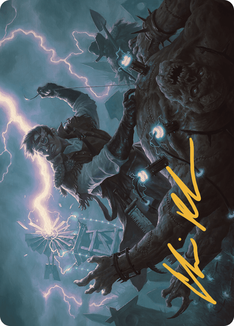 Geralf, the Fleshwright // Geralf, the Fleshwright (AOTJ-005) - Outlaws of Thunder Junction Art Series (Borderless) Foil