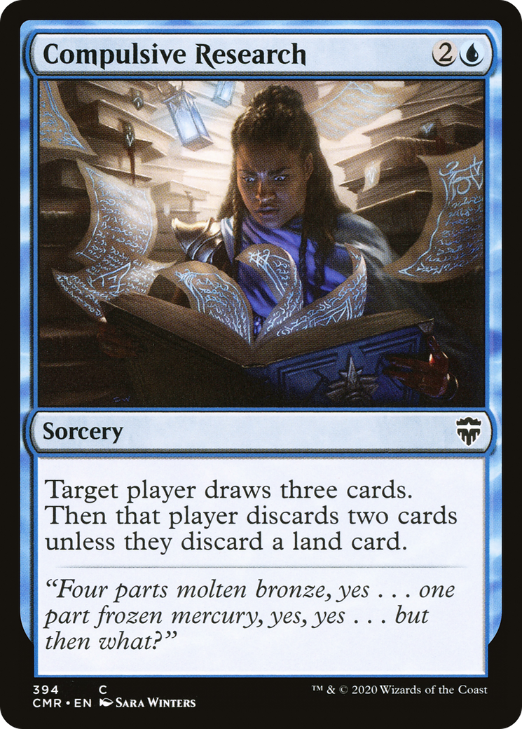 Compulsive Research (CMR-394) - Commander Legends