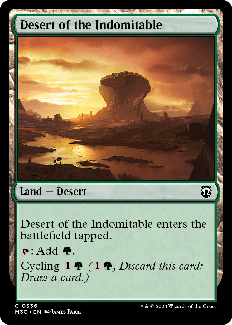 Desert of the Indomitable (M3C-336) - Modern Horizons 3 Commander Foil
