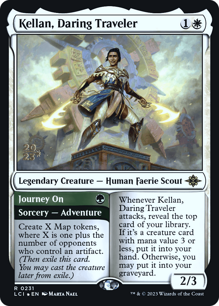 Kellan, Daring Traveler [The Lost Caverns of Ixalan Prerelease Cards]