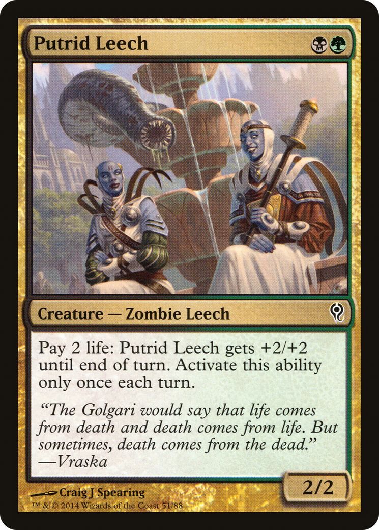 Putrid Leech [Duel Decks: Jace vs. Vraska]