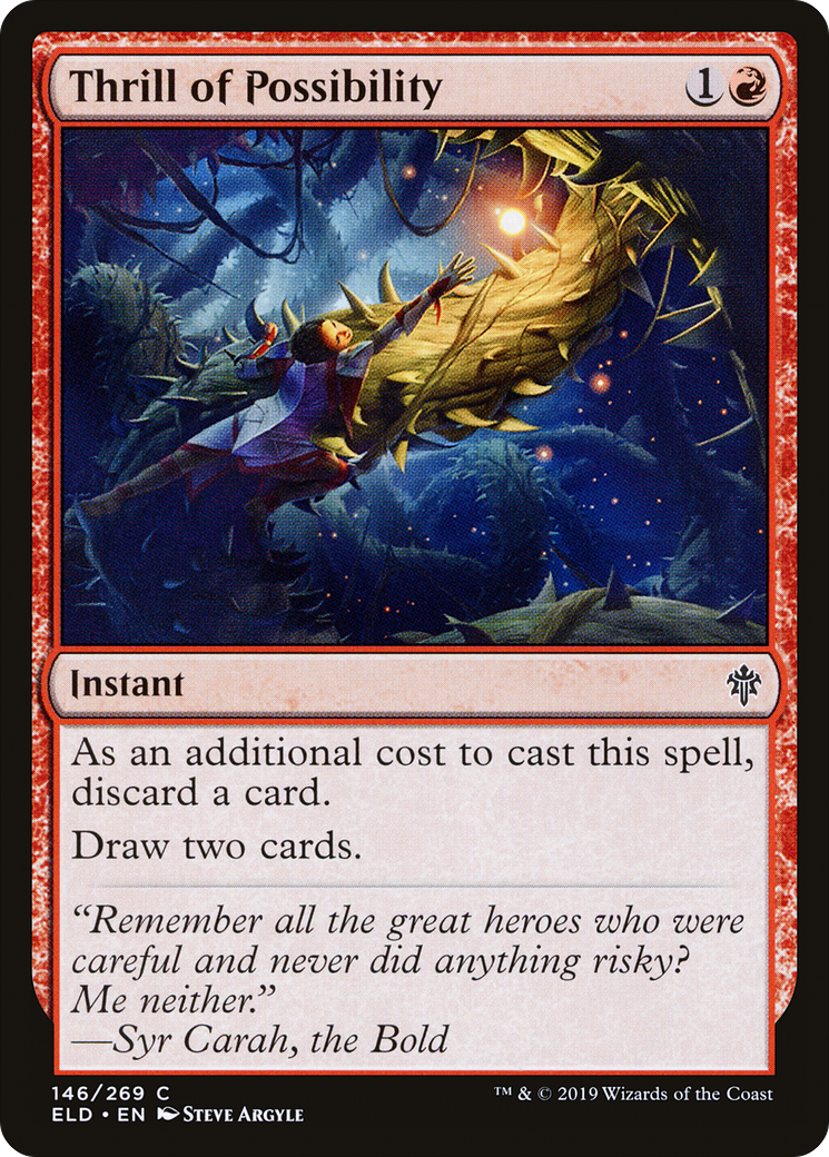 Thrill of Possibility [Throne of Eldraine] Foil