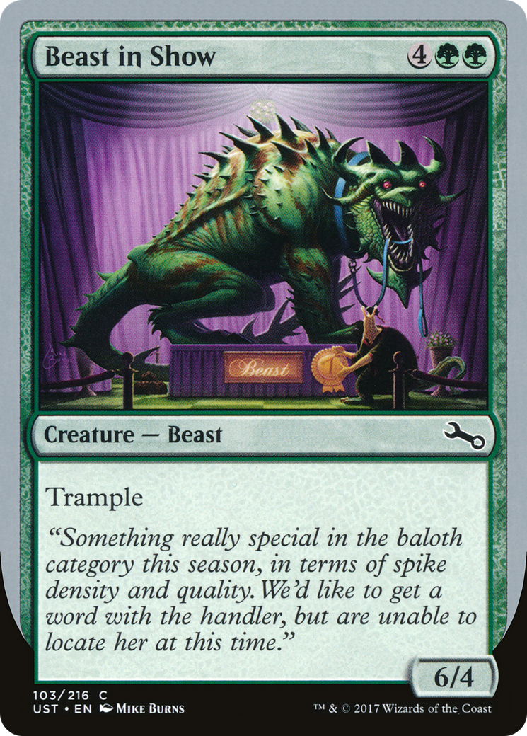Beast in Show ("Something really special...") [Unstable] Foil