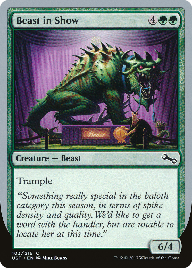 Beast in Show ("Something really special...") [Unstable] Foil