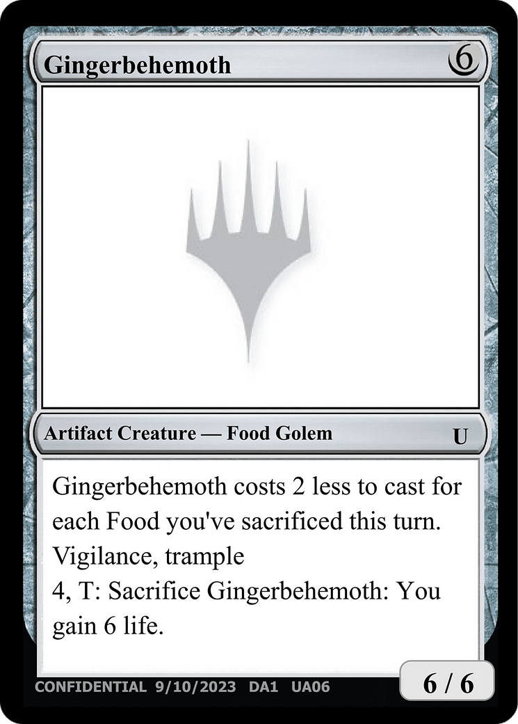 Gingerbehemoth (DA1-UA06A) - Unknown Event