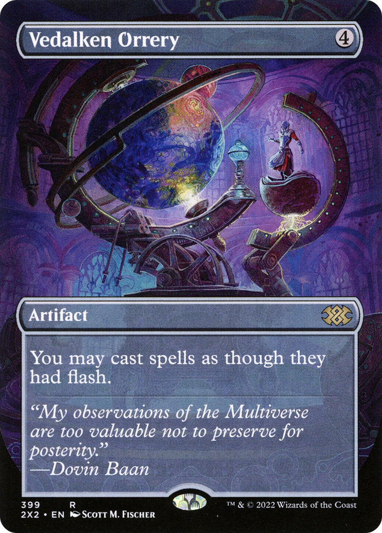 Vedalken Orrery (Borderless Alternate Art) [Double Masters 2022] Foil
