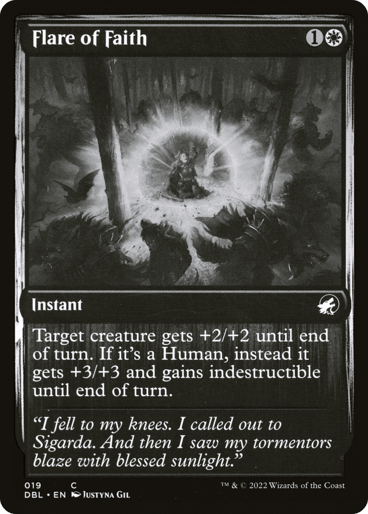 Flare of Faith [Innistrad: Double Feature] Foil