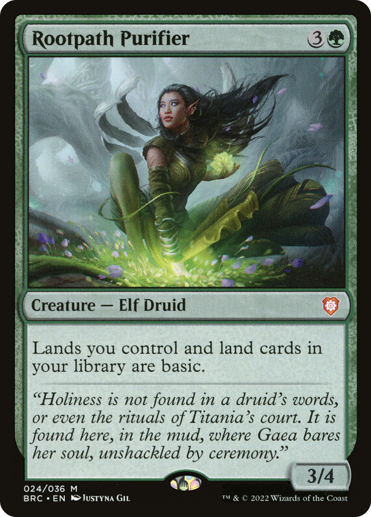 Rootpath Purifier [The Brothers' War Commander] Foil