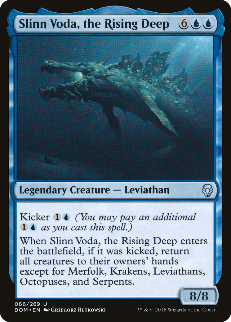 Slinn Voda, the Rising Deep [Dominaria] Foil