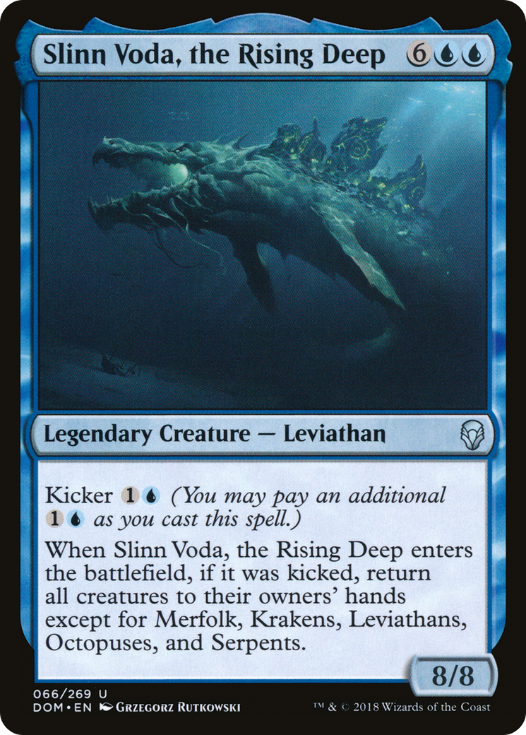 Slinn Voda, the Rising Deep [Dominaria] Foil