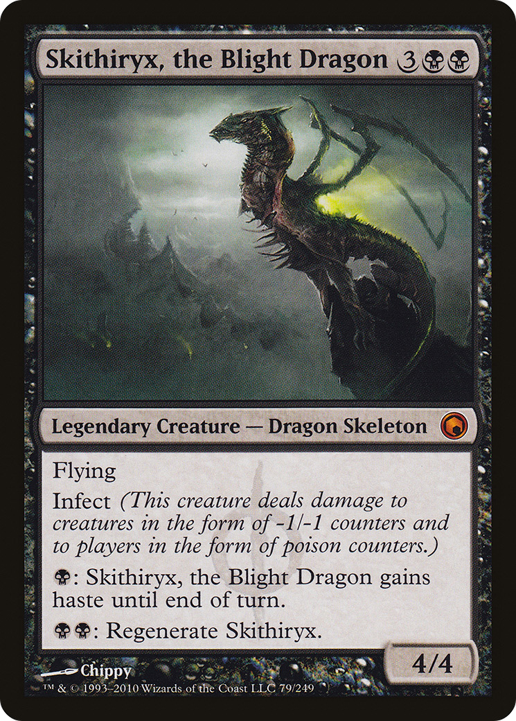 Skithiryx, the Blight Dragon [Scars of Mirrodin] Foil