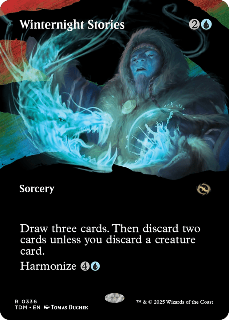 Winternight Stories (Borderless) (336) [Tarkir: Dragonstorm]  Foil