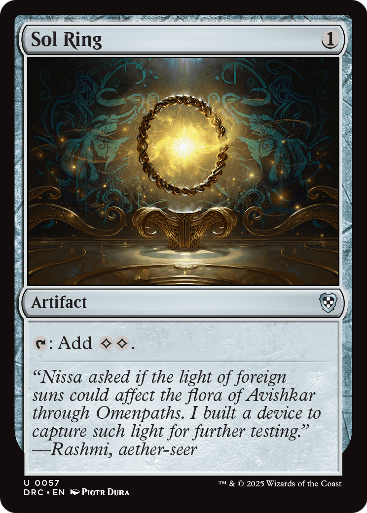 Sol Ring (0057) (-057) [Commander: Aetherdrift]