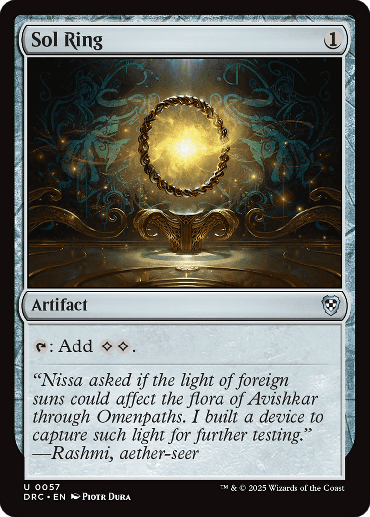 Sol Ring (0057) (-057) [Commander: Aetherdrift]