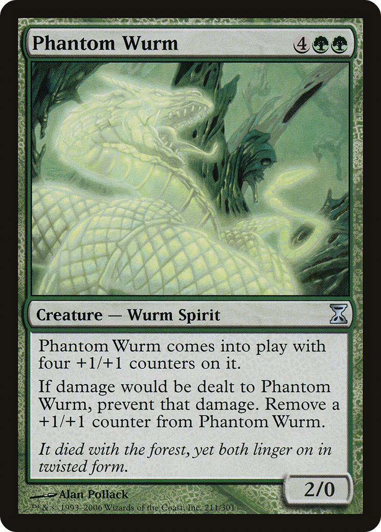 Phantom Wurm [Time Spiral] Foil