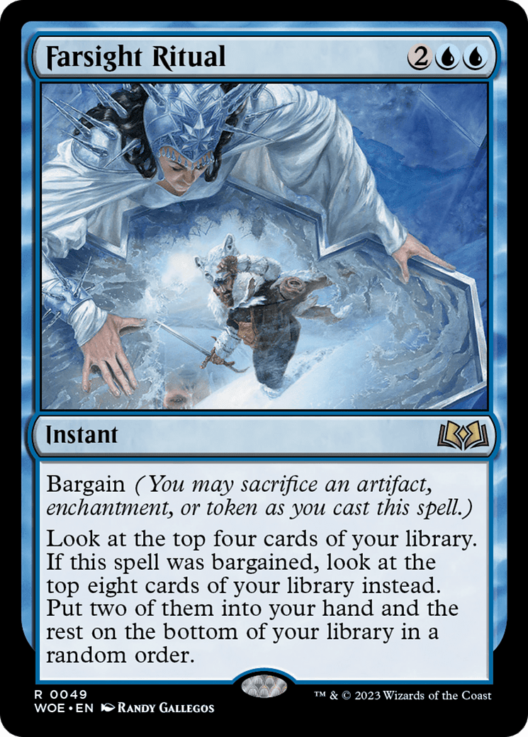 Farsight Ritual [Wilds of Eldraine] Foil
