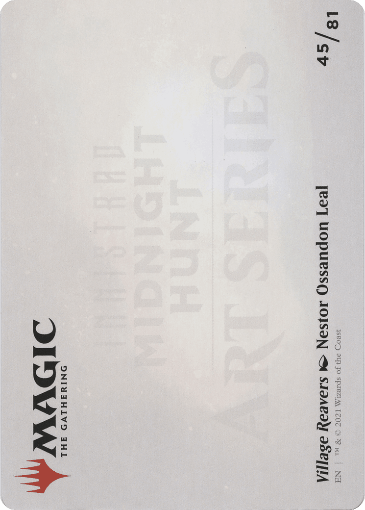 Village Reavers // Village Reavers (AMID-045) - Midnight Hunt Art Series (Borderless) Foil
