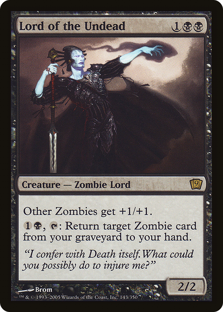 Lord of the Undead [Ninth Edition] Foil