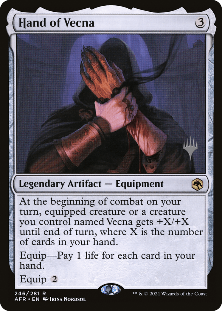 Hand of Vecna (Promo Pack) [Dungeons & Dragons: Adventures in the Forgotten Realms Promos] Foil