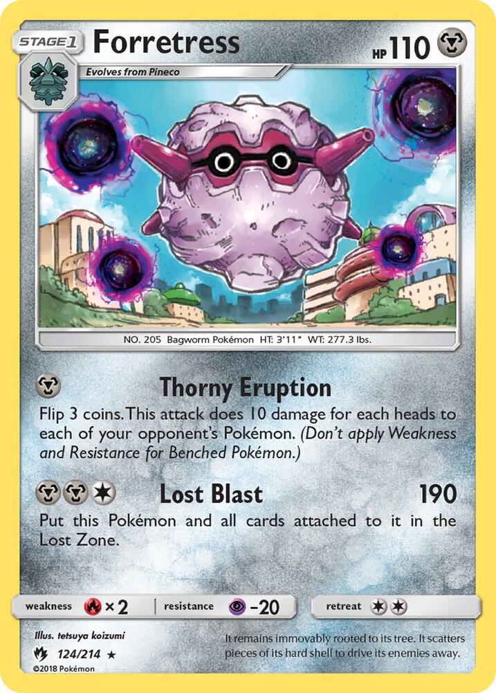 Forretress 124/214 (SM - Lost Thunder) 