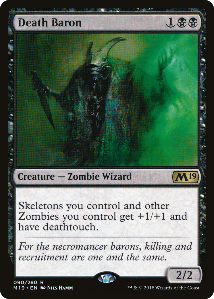 Death Baron [Core Set 2019] Foil