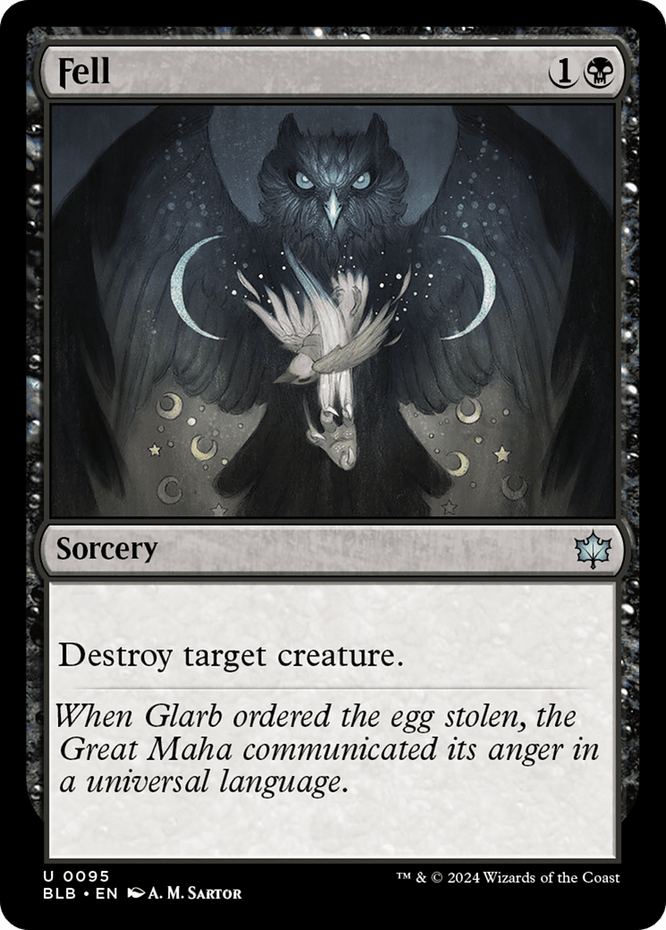 Fell [Bloomburrow] Foil
