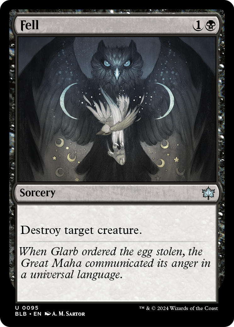 Fell [Bloomburrow] Foil