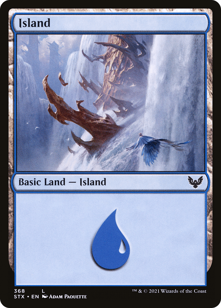 Island (368) [Strixhaven: School of Mages] Foil